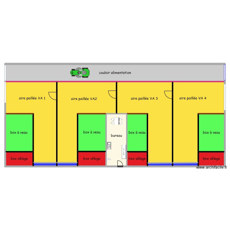 plan cgea. Plan de 18 pièces et 786 m2