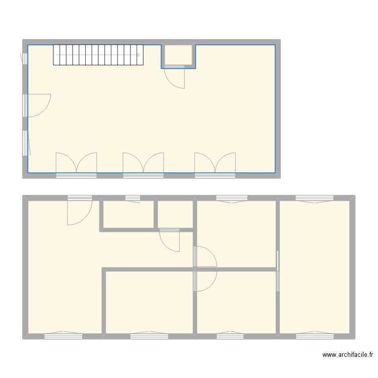 aubagne. Plan de 8 pièces et 112 m2