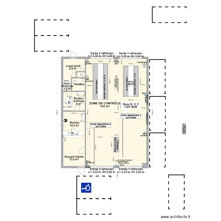 CCT mixte VL/CL CT Saint Jean  CAGNES SUR MER 06MCSM. Plan de 7 pièces et 191 m2