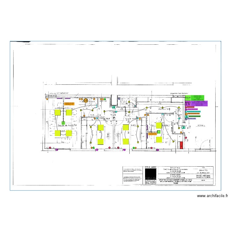 CMCA SALLE DE PAUSE + BUREAU ELEC. Plan de 0 pièce et 0 m2