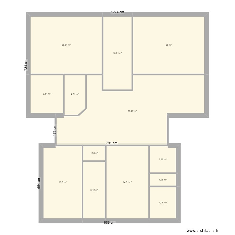 vestiaire foot colombe les vesoul. Plan de 16 pièces et 233 m2