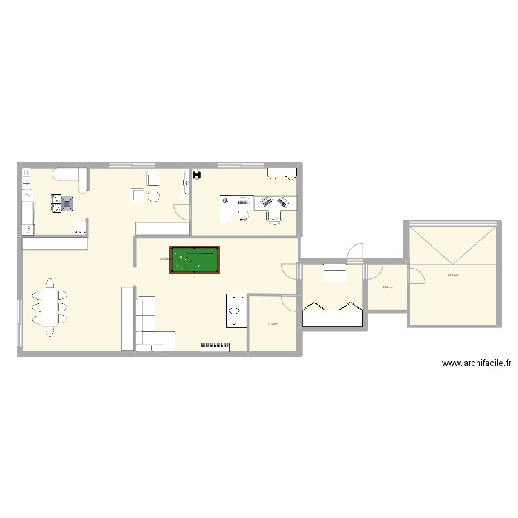 maison fabian . Plan de 4 pièces et 171 m2