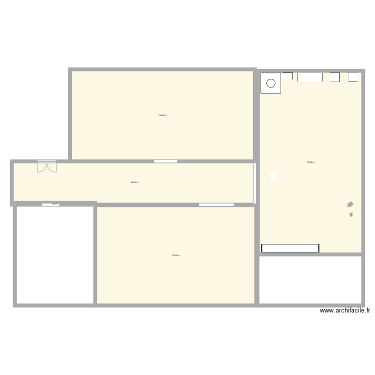 LABO BOULANG. Plan de 5 pièces et 428 m2