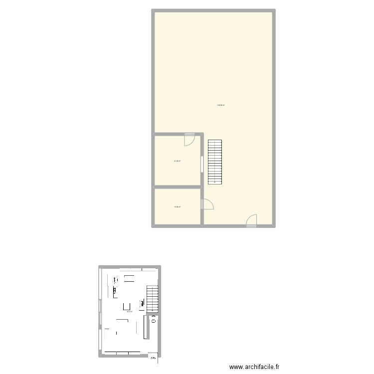 Une heur pour soi. Plan de 4 pièces et 278 m2