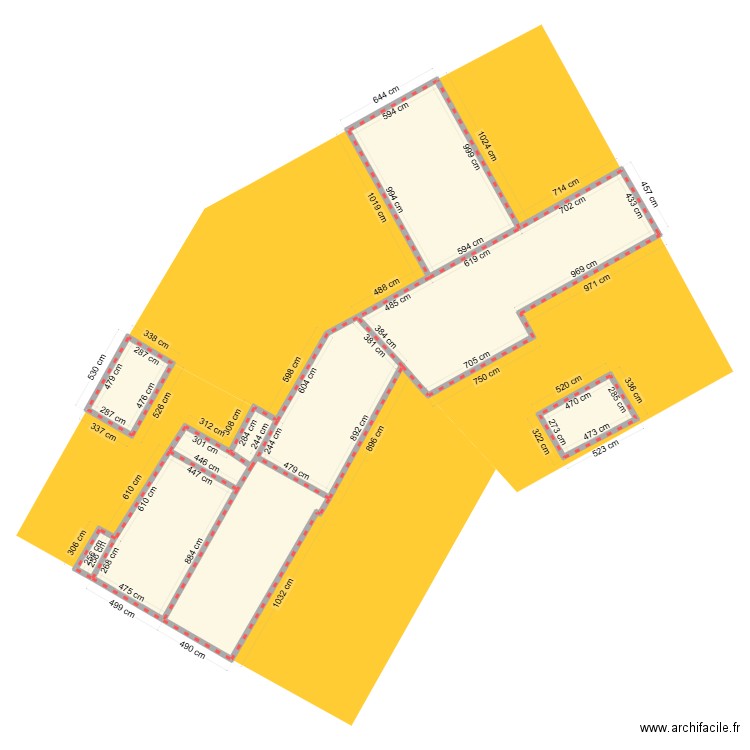 version 2. Plan de 10 pièces et 324 m2