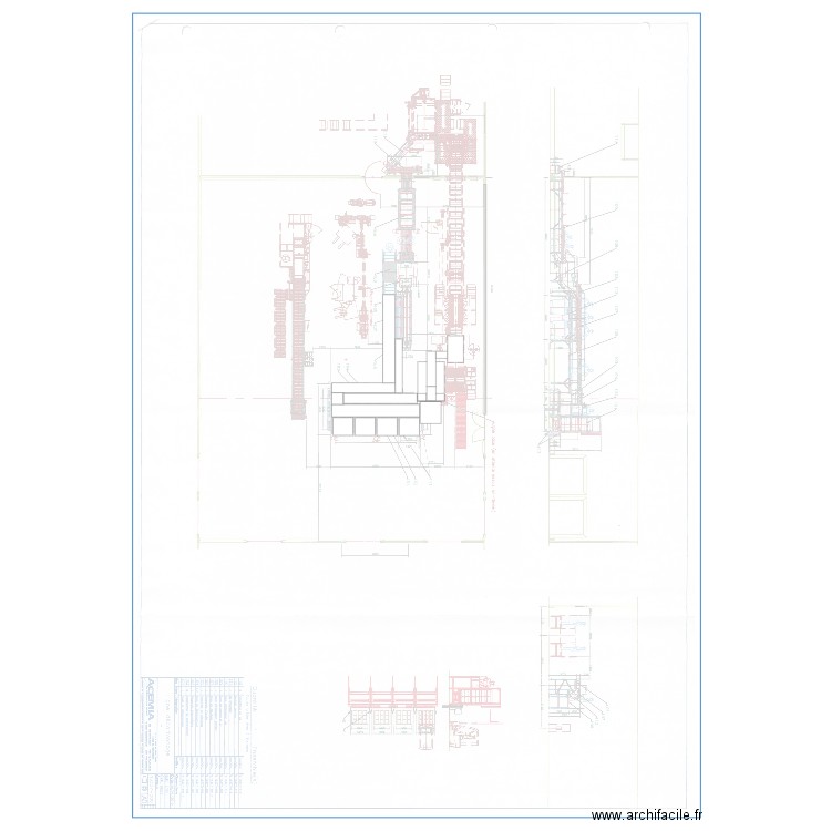 Plan vue de dessus retourneur. Plan de 0 pièce et 0 m2