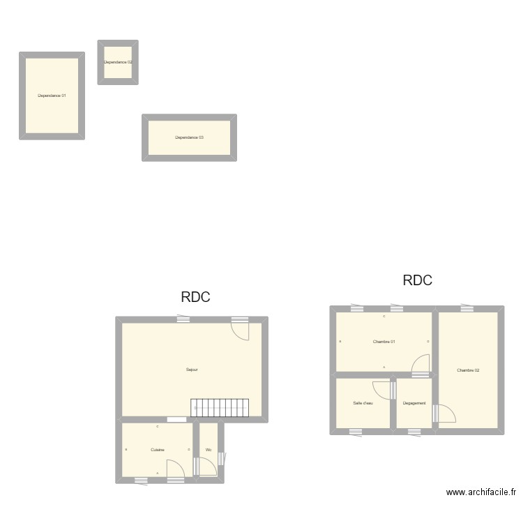 350601985. Plan de 10 pièces et 89 m2