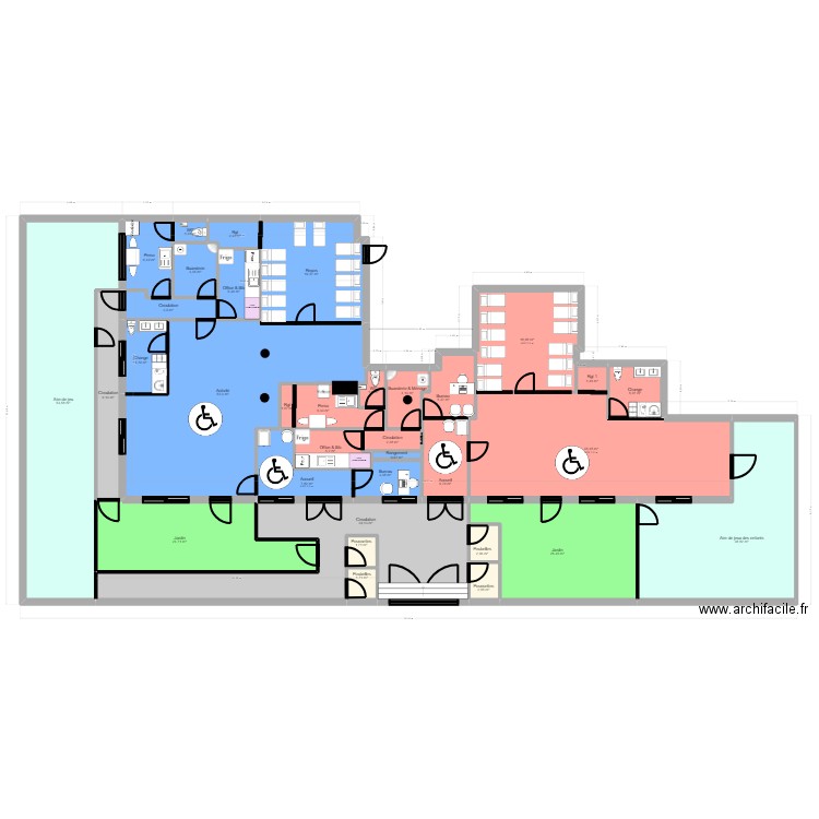 92C35JM Projet V3.2 Bienvenu rectif. Plan de 34 pièces et 418 m2