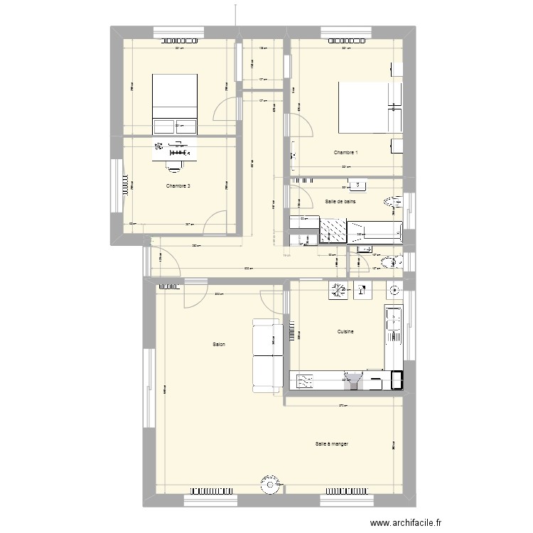 Plan d'ensemble_Ebauche_6. Plan de 8 pièces et 108 m2