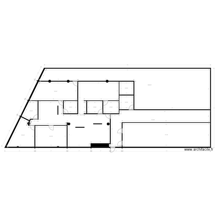 SD2.4.7. Plan de 14 pièces et 485 m2