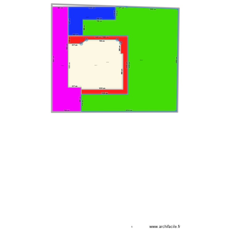 plan anne. Plan de 5 pièces et 765 m2