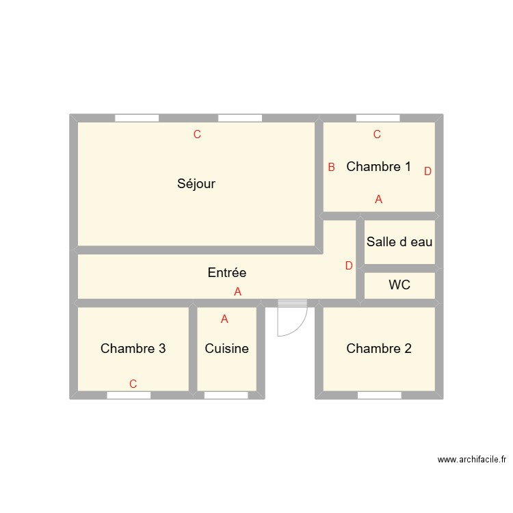 2410 LE COQUIL . Plan de 8 pièces et 15 m2