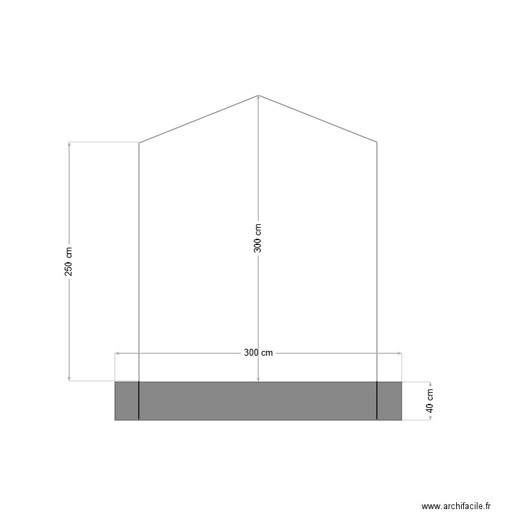 Plan de coupe 2. Plan de 0 pièce et 0 m2