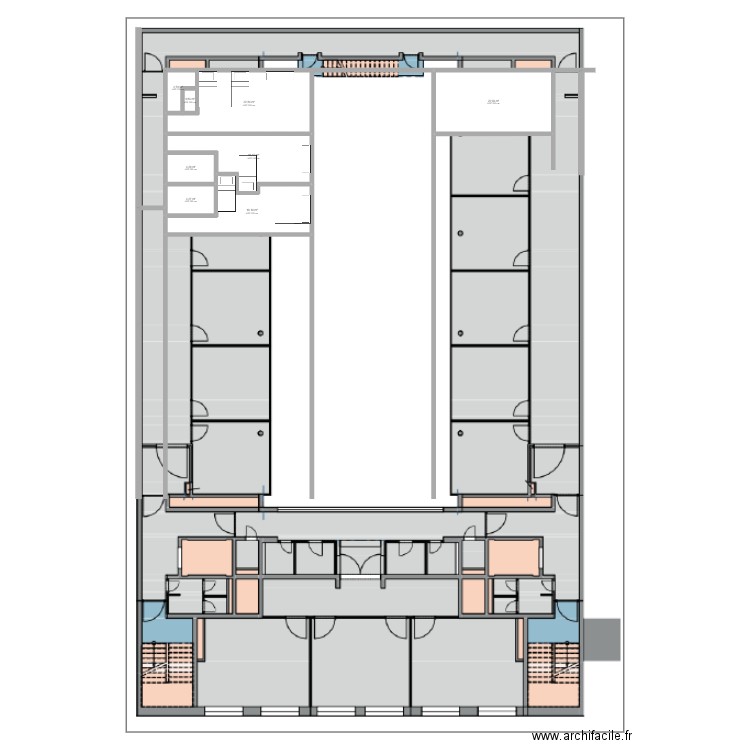 Berlin Wolfram. Plan de 8 pièces et 89 m2