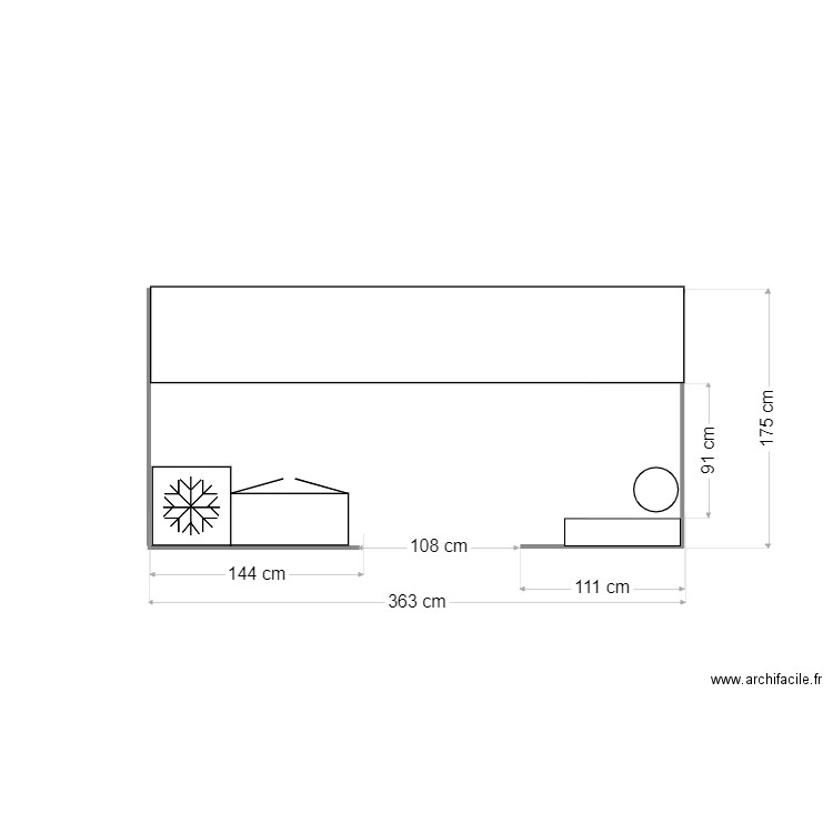 cuisine chalet a. Plan de 0 pièce et 0 m2