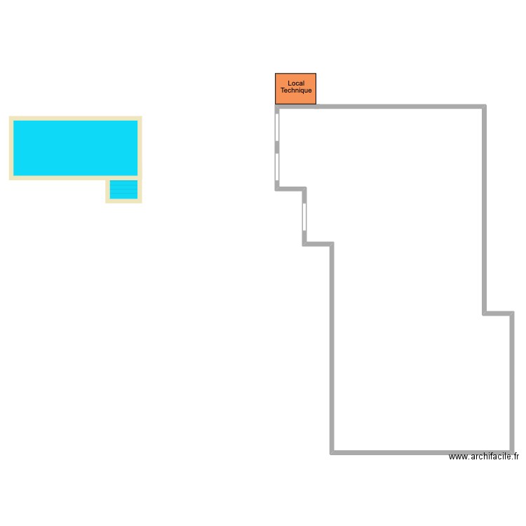 Piscine les Roques. Plan de 0 pièce et 0 m2