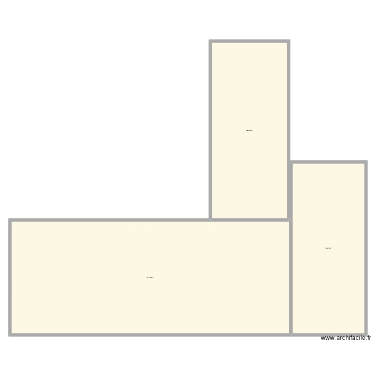 masse. Plan de 3 pièces et 579 m2