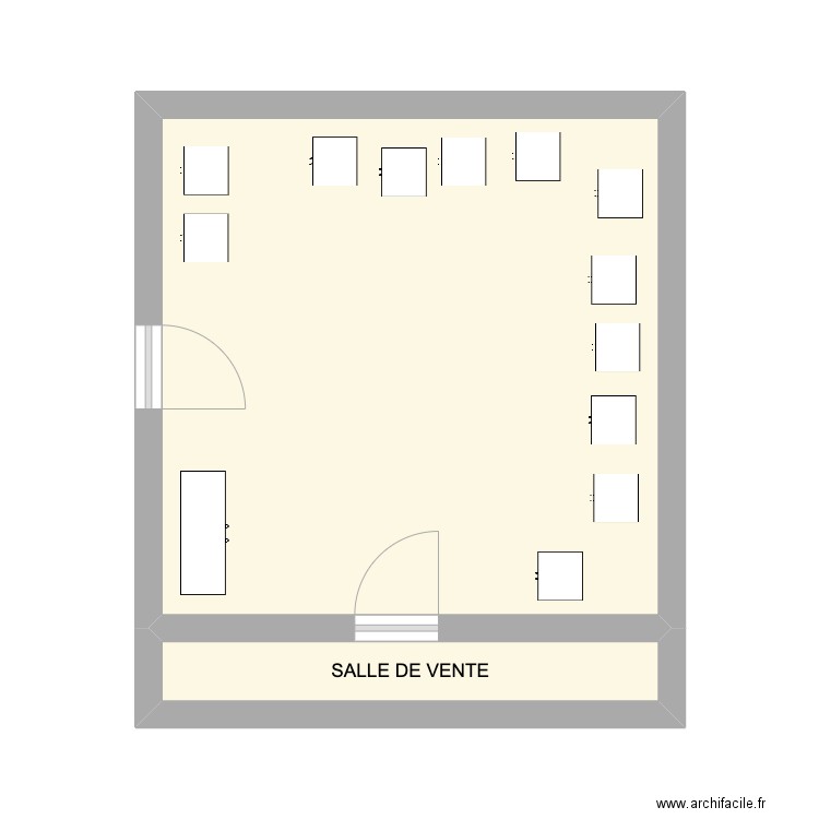 PETIT CAVO. Plan de 2 pièces et 25 m2