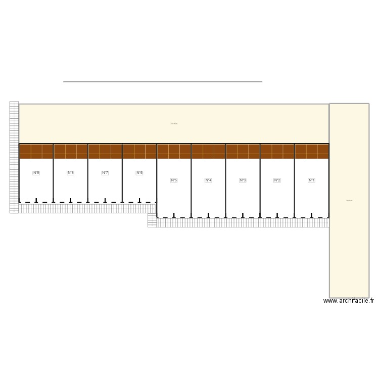 SRM DRIVE. Plan de 2 pièces et 207 m2