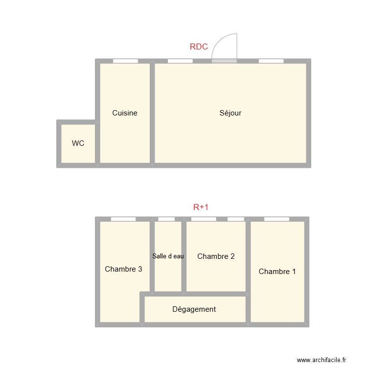 2502 LE GOFF LENA. Plan de 8 pièces et 23 m2