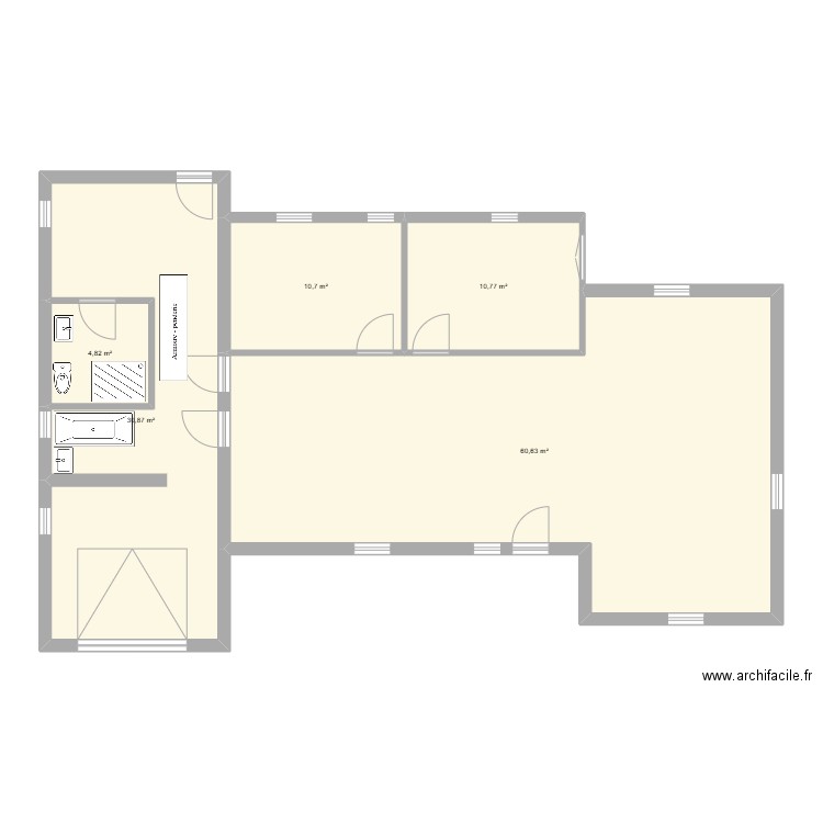 maison idee 2. Plan de 5 pièces et 118 m2