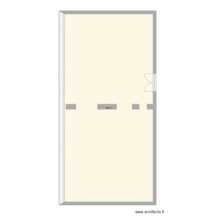 PLANS ATELIER. Plan de 1 pièce et 108 m2