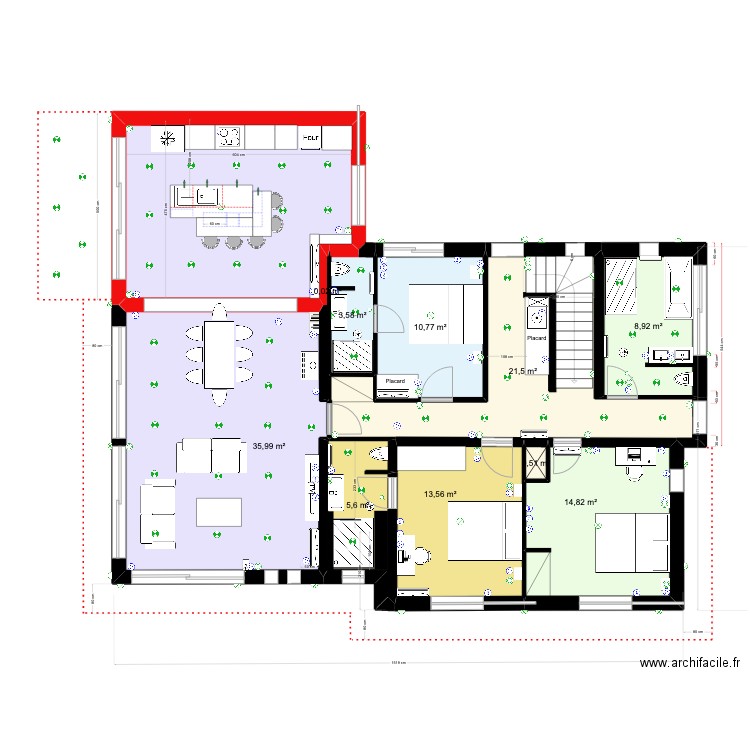 SOUS SOL 2024 12 08. Plan de 26 pièces et 431 m2