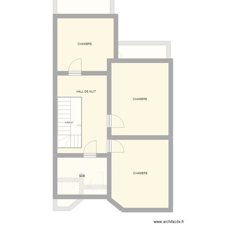 GOEMAERE 85. Plan de 10 pièces et 138 m2