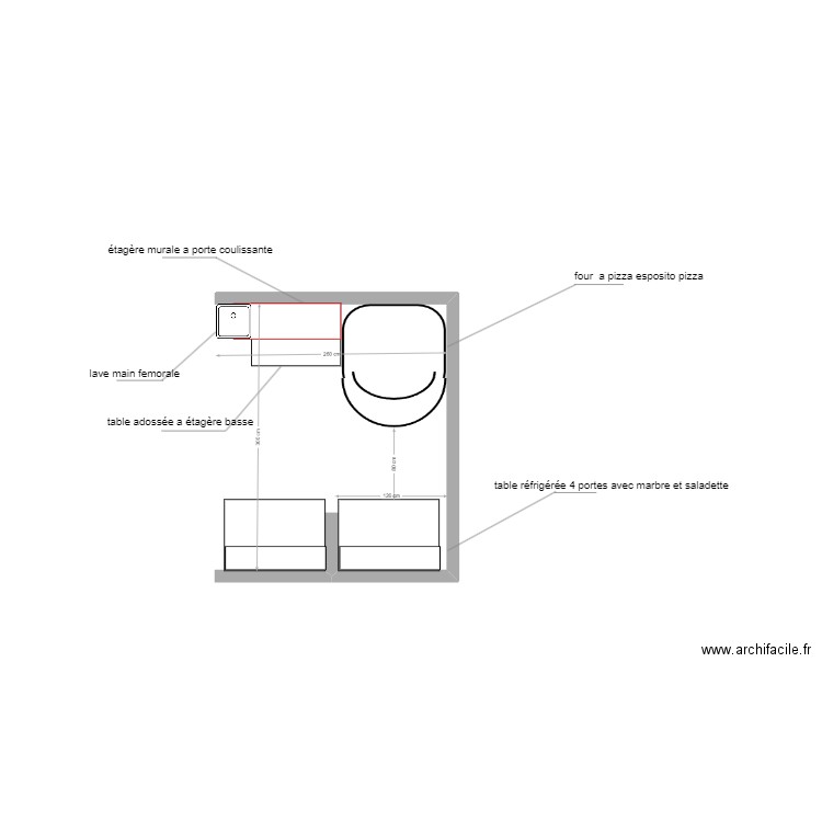 les aiglons espace pizza. Plan de 0 pièce et 0 m2