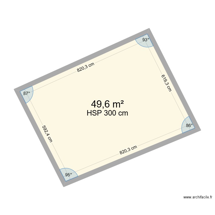 ST GATIEN KARAGOZ. Plan de 1 pièce et 50 m2