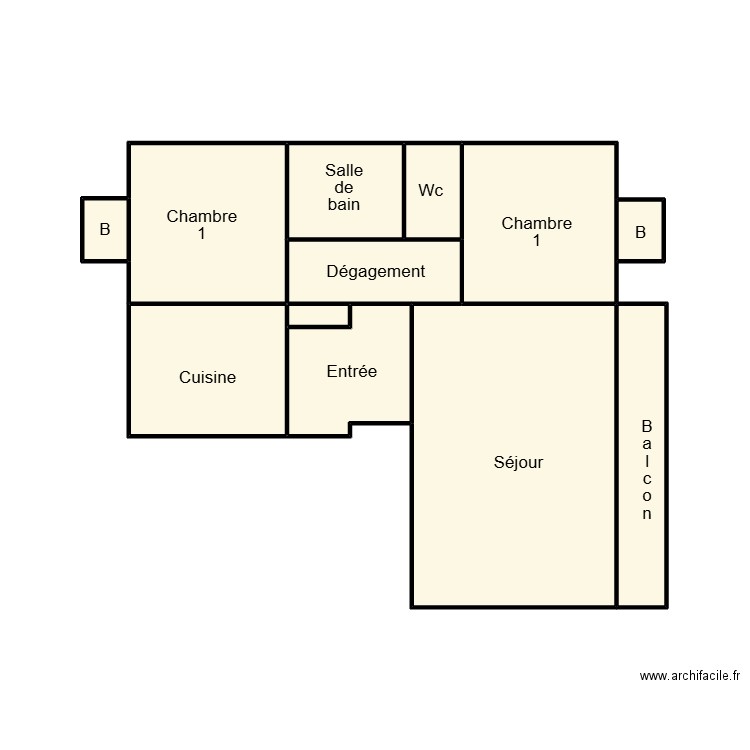 QUIMPER SCI RIVIERE. Plan de 12 pièces et 28 m2