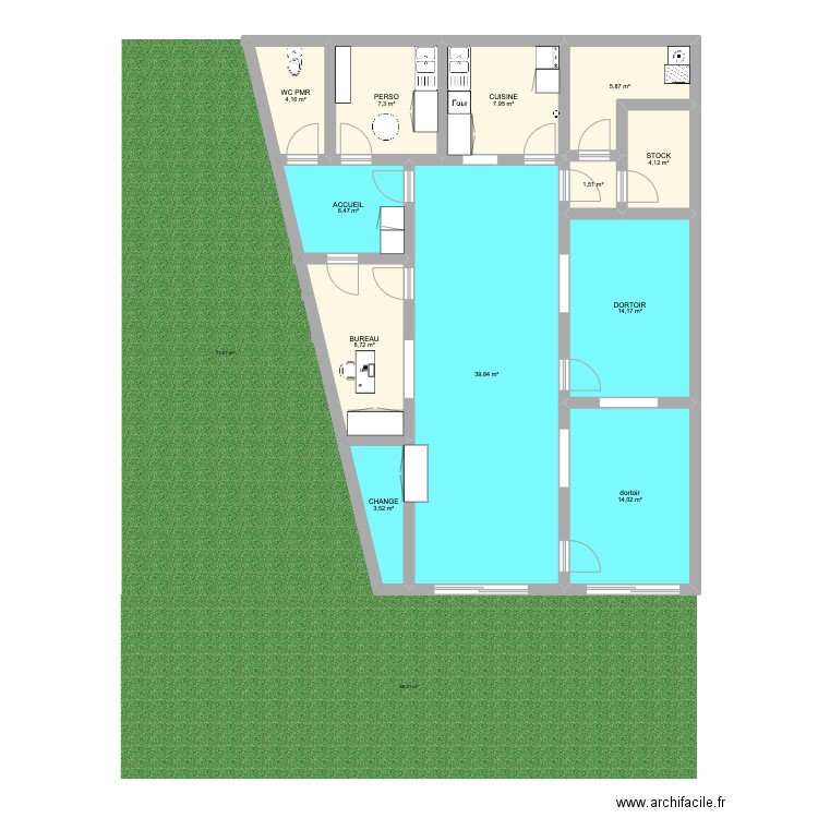 PLAN CHARLOTTE V3 . Plan de 12 pièces et 118 m2