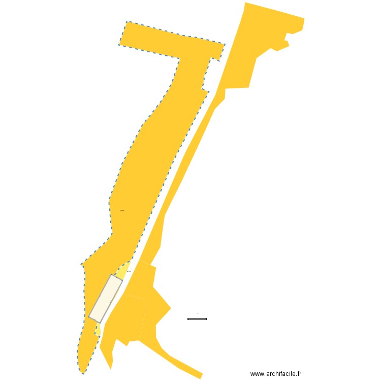 serre. Plan de 1 pièce et 183 m2