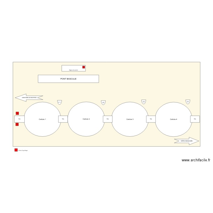 EXTERIEUR CELLULE. Plan de 0 pièce et 0 m2