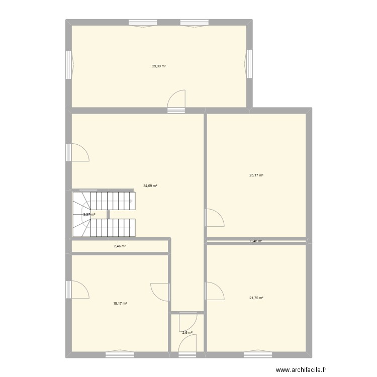 Narbonne. Plan de 23 pièces et 411 m2