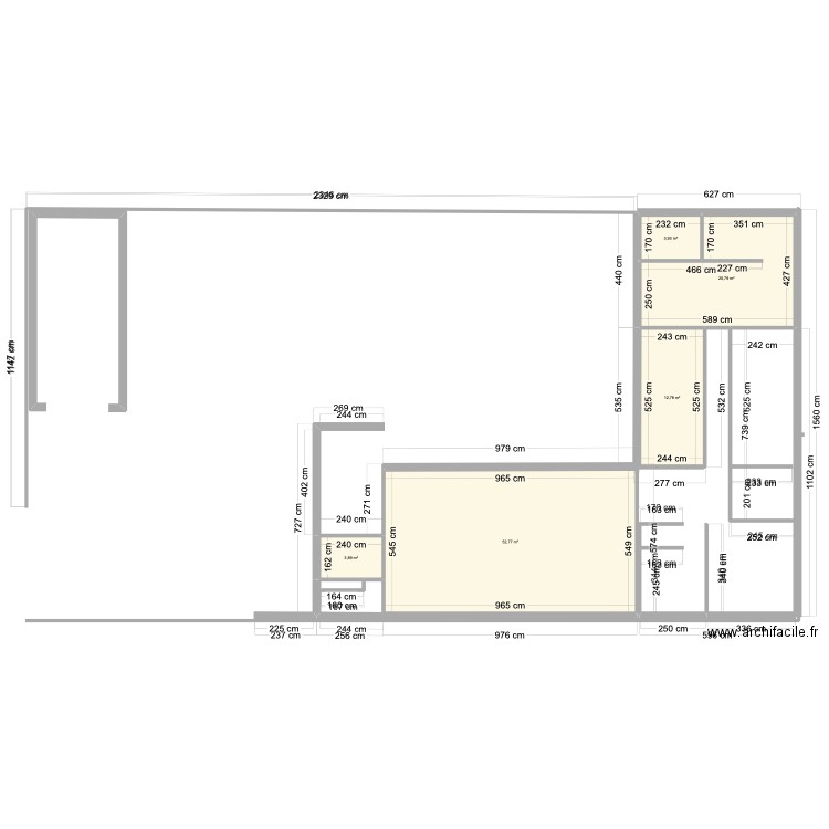 PLAN MARSILLY 3. Plan de 5 pièces et 94 m2