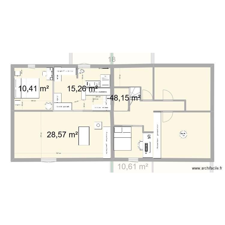 PLANV16. Plan de 10 pièces et 157 m2