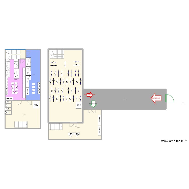 DINAMO. Plan de 9 pièces et 304 m2