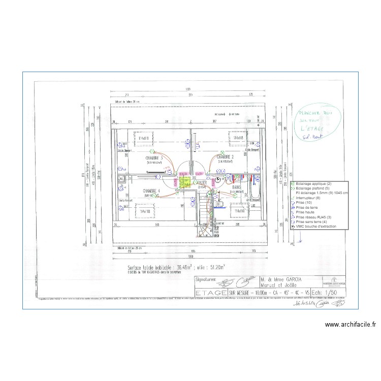 GARCIA ETAGE. Plan de 0 pièce et 0 m2