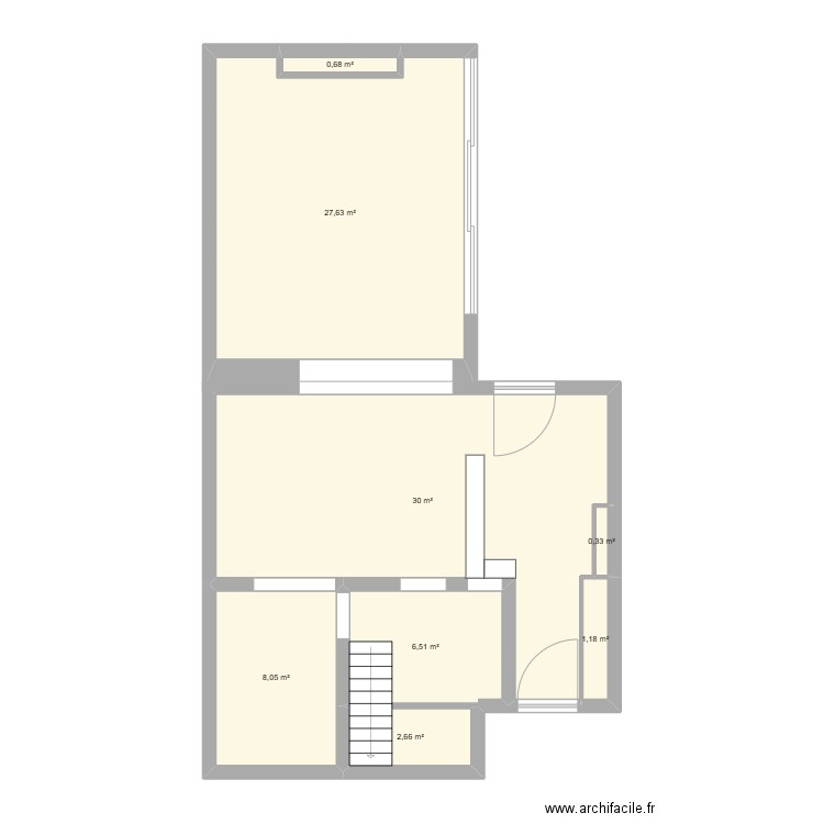 MaisonJR. Plan de 8 pièces et 77 m2