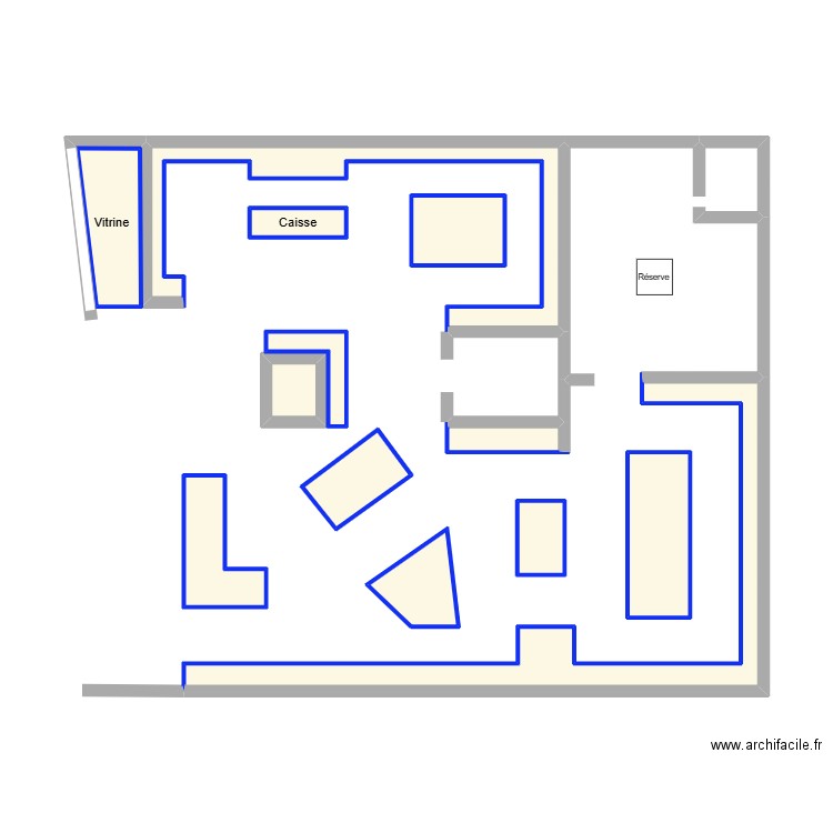 Plan de masse UC. Plan de 13 pièces et 18 m2