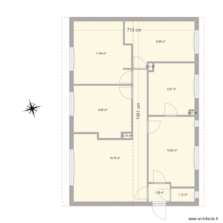 plan maison duplicata. Plan de 12 pièces et 149 m2