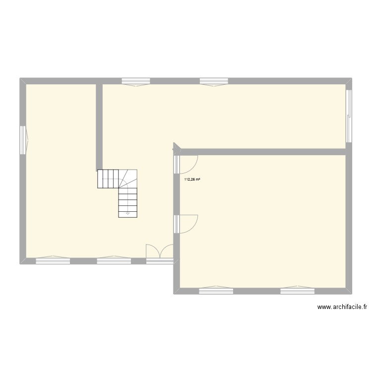 coubon . Plan de 1 pièce et 115 m2