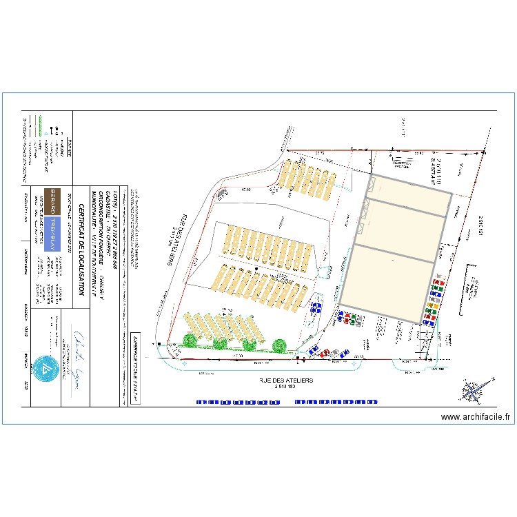 Plan d'occupation Boucherville Varenne une seule entrée. Plan de 2 pièces et 1950 m2