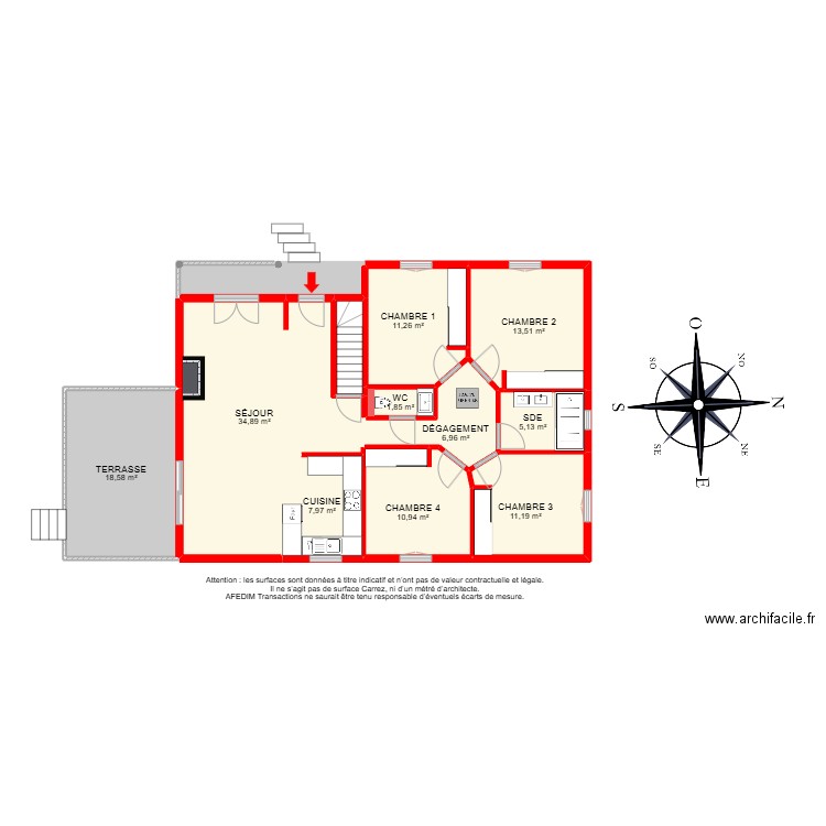 BI 23591 - . Plan de 21 pièces et 313 m2