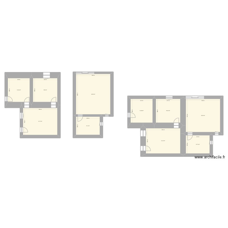 Nieul. Plan de 10 pièces et 198 m2