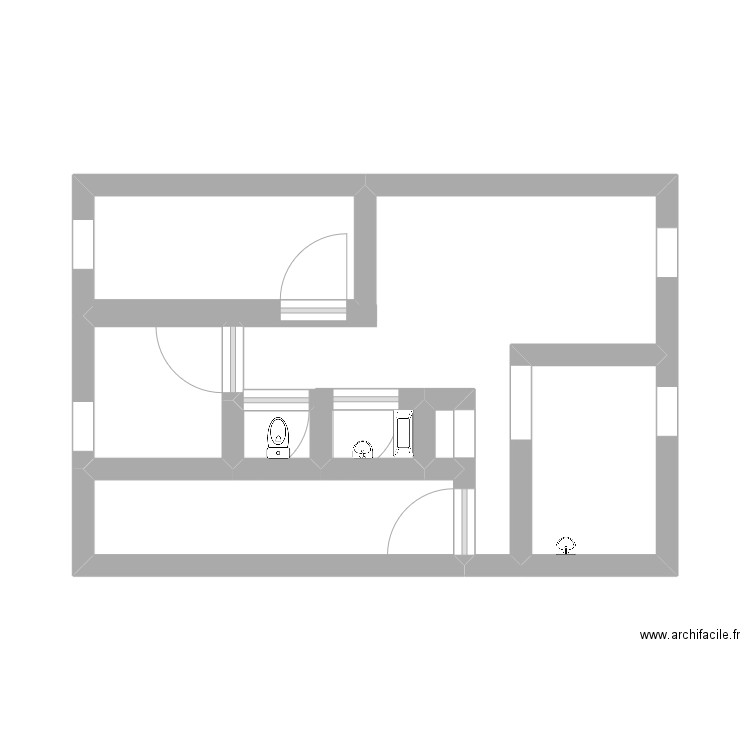 CUISINE BERKANE. Plan de 5 pièces et 10 m2