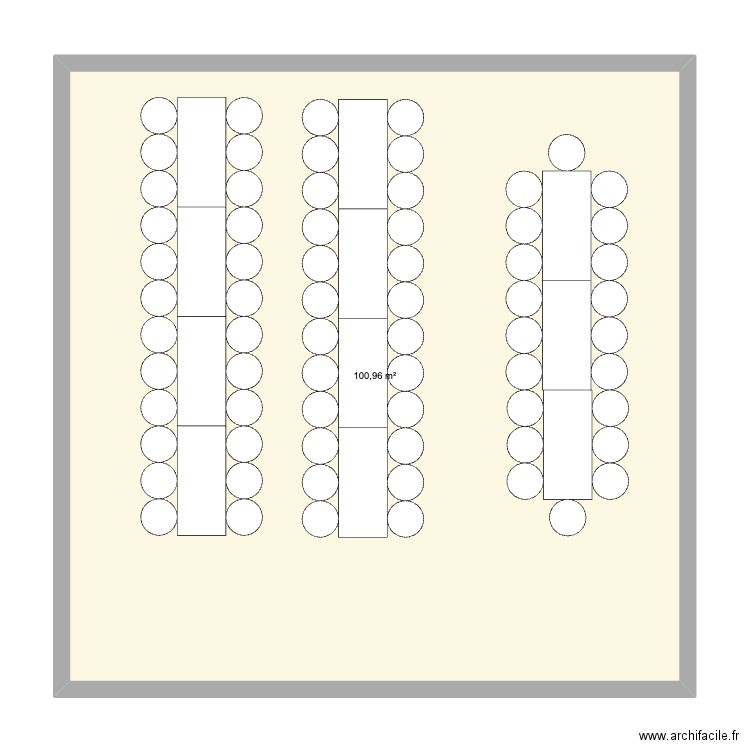 Plan 2. Plan de 1 pièce et 101 m2