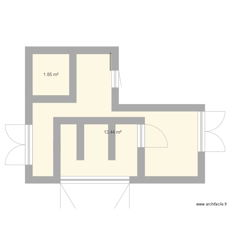 plans pour un garage cool . Plan de 2 pièces et 15 m2