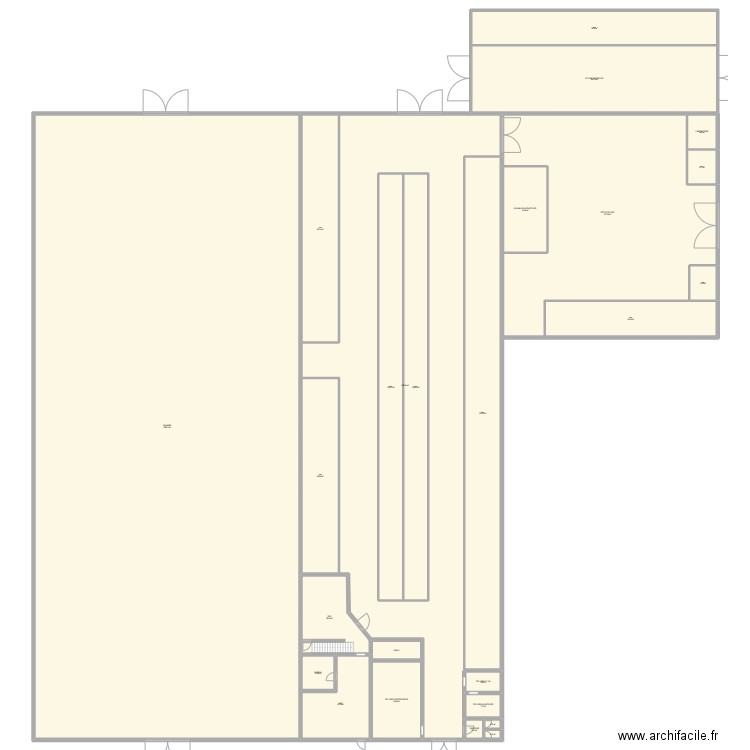 jumping 88. Plan de 25 pièces et 3630 m2